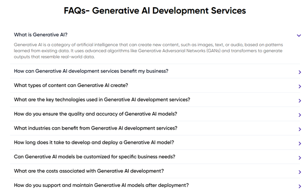 FAQs Section
