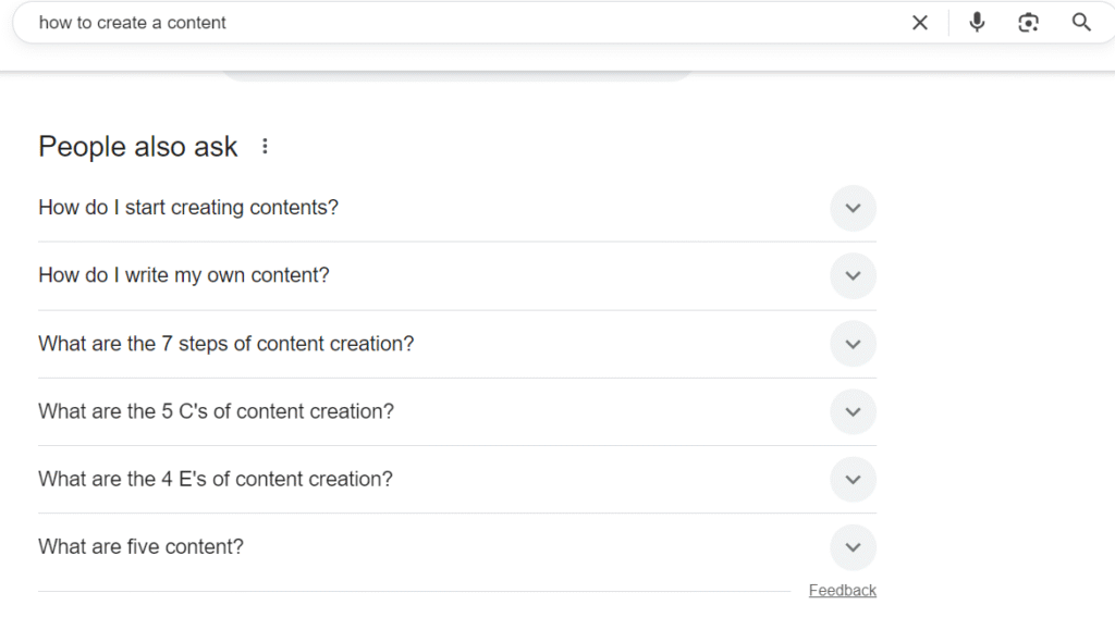 People also ask, Google PAA